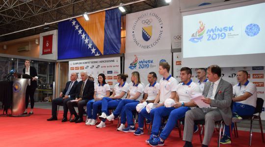 Promocija bh.tima za II Evropske igre "Minsk 2019"