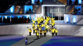 OK BIH - Bh. delegacija u defileu na ceremoniji otvaranja "EYOF 2019 Sarajevo & Istočno Sarajevo"