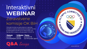 OK BIH - WEBINAR Zdravstvene komisije OK BIH