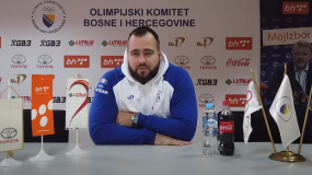 OK BiH - Mesud Pezer u posjeti OK BiH