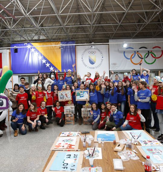Olympic Legacy: an art workshop for pupils