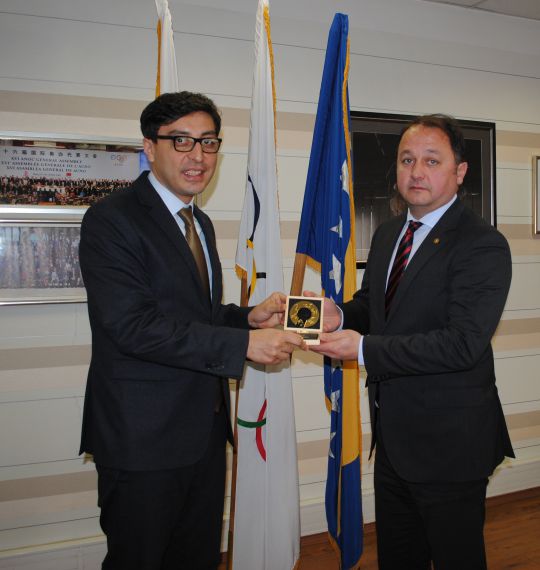 Predsjednik Evropske gimnastičke unije u posjeti Olimpijskom komitetu BiH