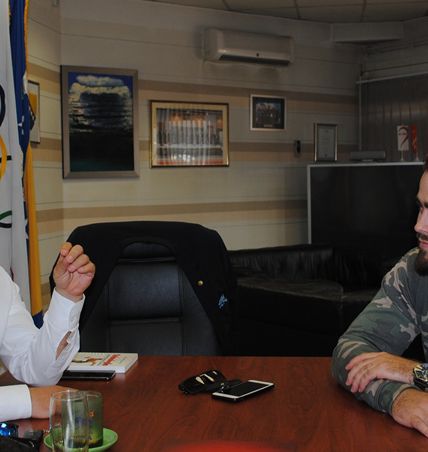 MESUD PEZER U POSJETI OLIMPIJSKOM KOMITETU BIH