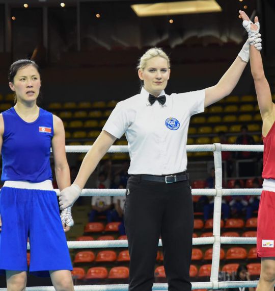 Tina Poletan - BIH boxing judge at European Games „Minsk 2019“