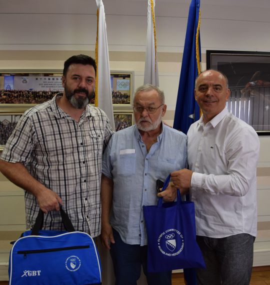 Posjeta čelnika Bob saveza BiH u Olimpijskom komitetu BiH