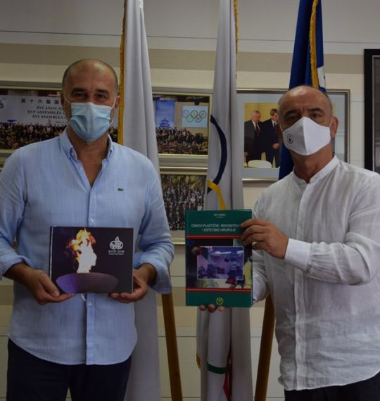 Prof. dr Reuf Karabeg visited the Olympic Committee of BiH
