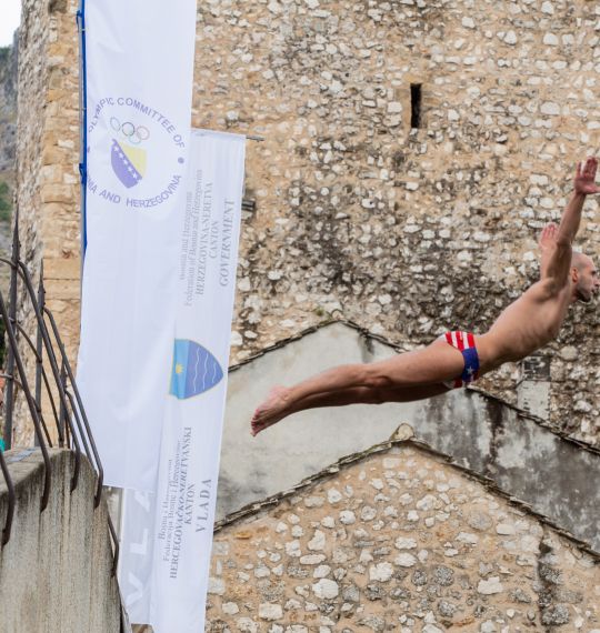 NOC BIH special partner of the 453rd Mostar Old Bridge jumps