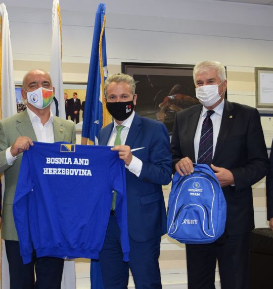 H.E. Ambassador Johann Sattler visits NOC BIH
