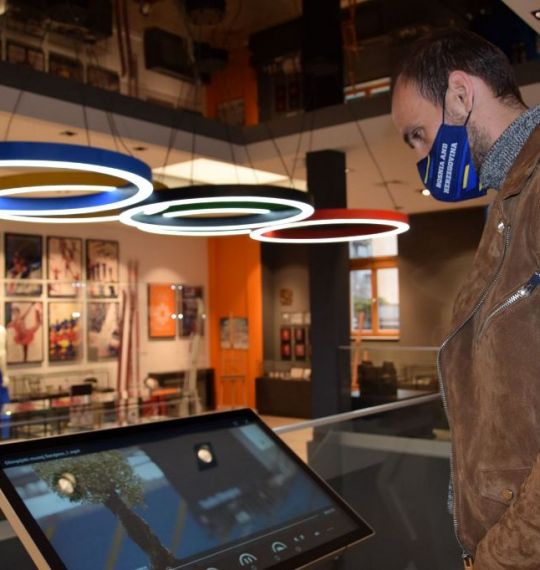 Amel Tuka visited the Olympic Museum in Sarajevo