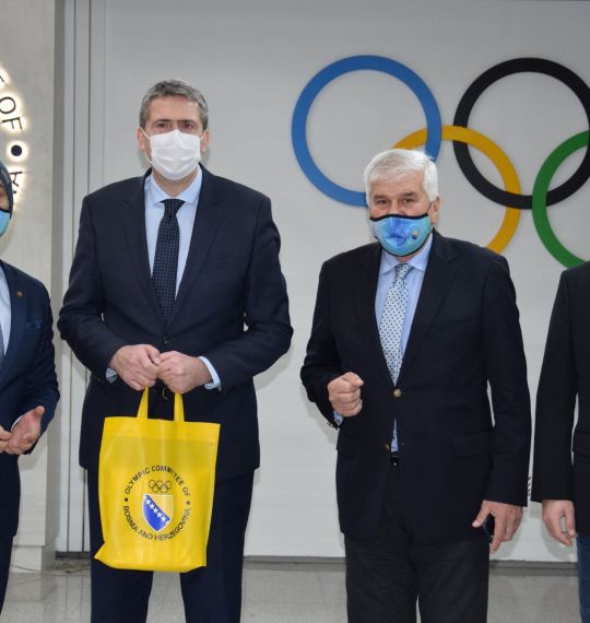 NOC BIH & Minister of Culture and Sports of the Sarajevo Canton