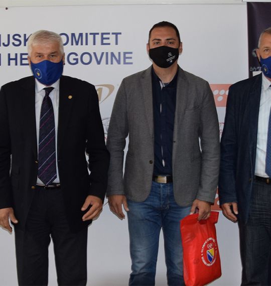 Cycling NF of BIH visits NOC BIH