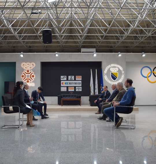 Ambassador of Japan visits the Olympic Committee of Bosnia and Herzegovina