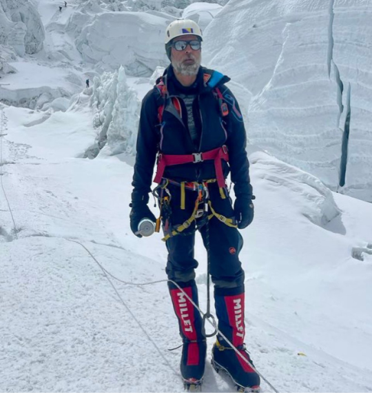 Tomislav Cvitanušić on the roof of the world!