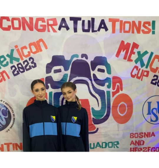 Leila & Nadia Festić had a notable performance in Mexico