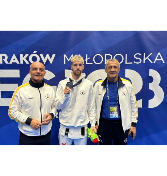 The President of the NOC BIH - medal ceremony at the EG 2023