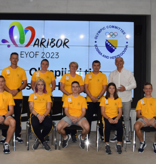 Predstavljanje bh tima - EYOF Maribor 2023
