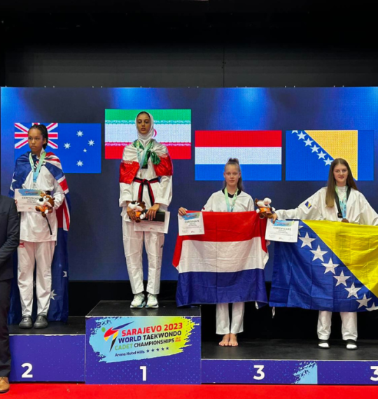 Lamija Alihodžić won a Bronze Medal