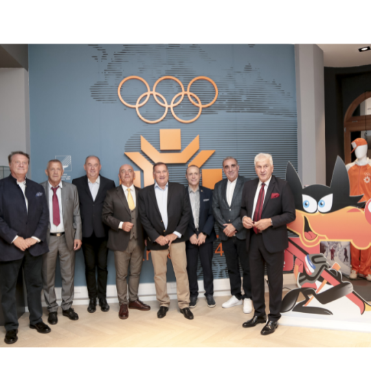 Reception of the leaders of EOK and NOCs in the Olympic Museum