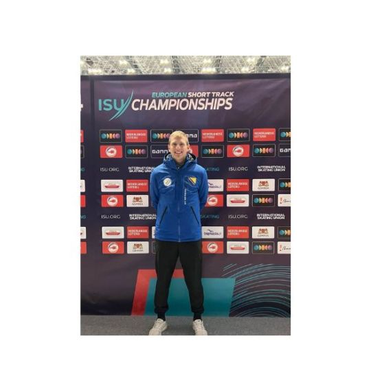 BH representative in speed skating, Tarik Omeragić, performed at the European Championship