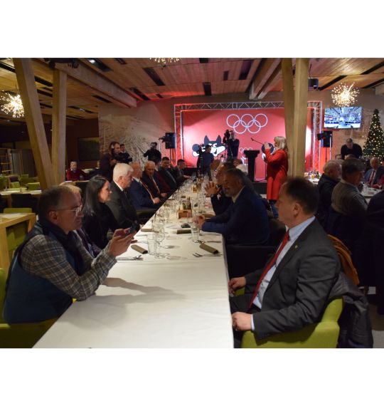 THE CITY OF EAST SARAJEVO HELD A CEREMONIAL LUNCH TO CELEBRATE THE 40TH ANNIVERSARY OF WOG '84