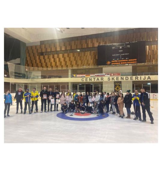 The curling was presented in the hall "Mirza Delibašić" Skenderija