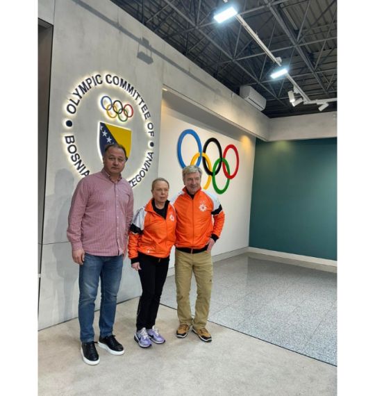 Torvill & Dean u Olimpijskom komitetu Bosne i Hercegovine