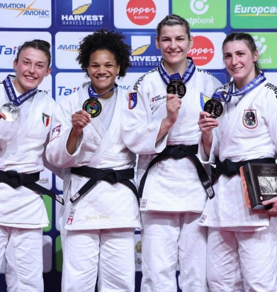Aleksandra Samardžić won bronze at the Judo Grand Prix tournament in Austria