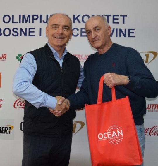 The President of the Badminton Federation of Bosnia and Herzegovina is visiting the OC BiH
