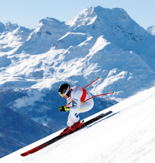 Elvedina Muzaferia finished the season in 16th place in the World Cup for women skiers