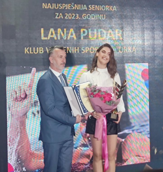 Lana Pudar i Nemanja Bilbija proglašeni najboljim sportistima grada Mostara za 2023. godinu