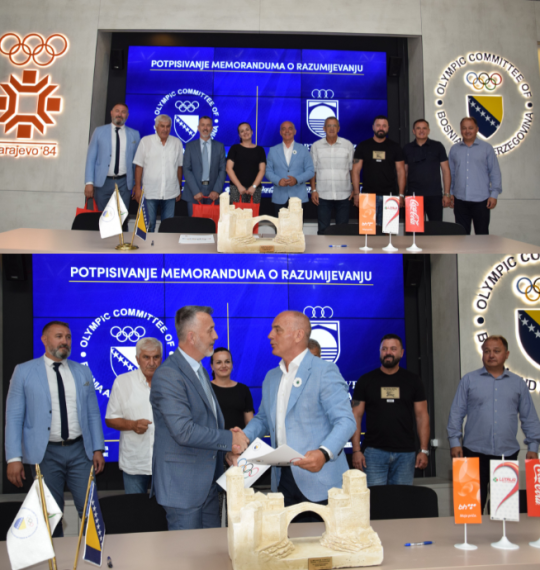 Sportski savez Grada Mostara  i OK BiH potpisali Memorandum o razumijevanju