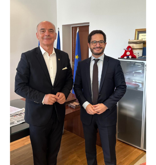 NOC BIH President visited the Ambassador of France to BiH