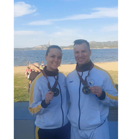 Two bronze medals at the Mediterranean Karate Championship
