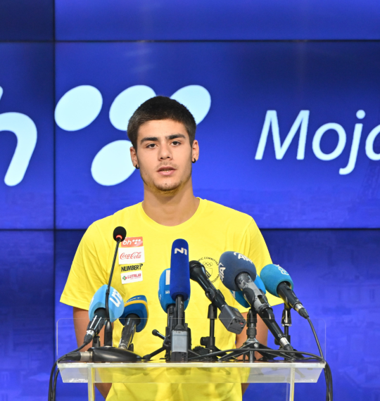 Jovan Lekić achieved the second best result