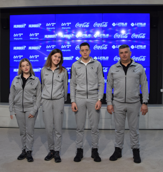 The BIH Team for the XVII Winter European Youth Olympic Festival