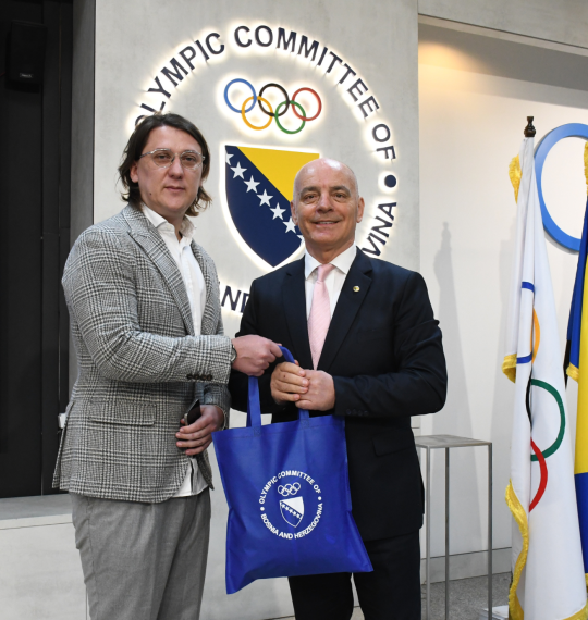 International Relations Committee President visits BIH O.C