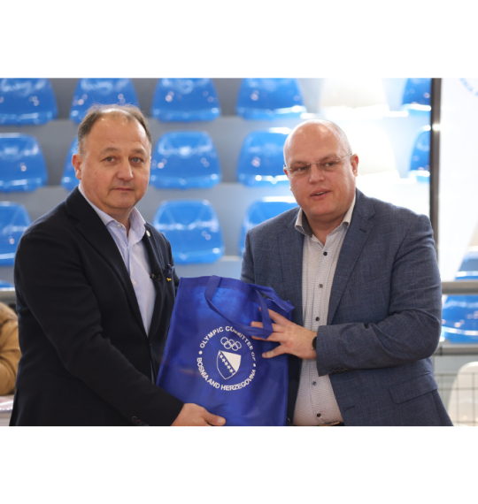 Meeting in the Office of the Mayor of Cazin, Nermin Ogrešević