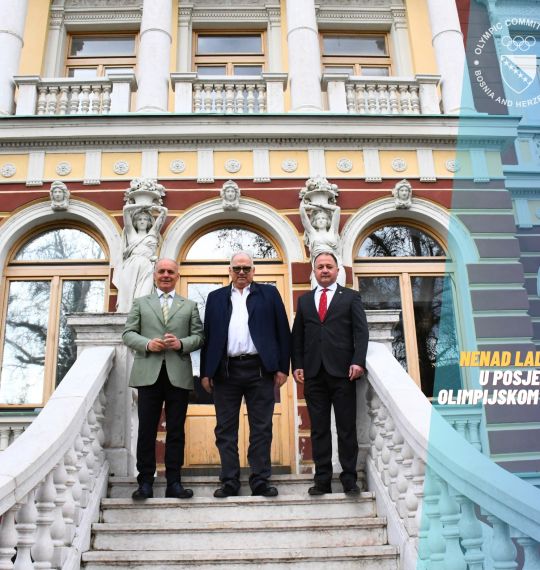 Nenad Lalovic visits the Olympic Museum