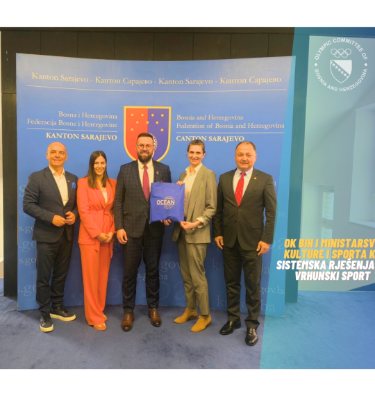 OK BiH and Sarajevo Canton Ministry on elite sports solutions