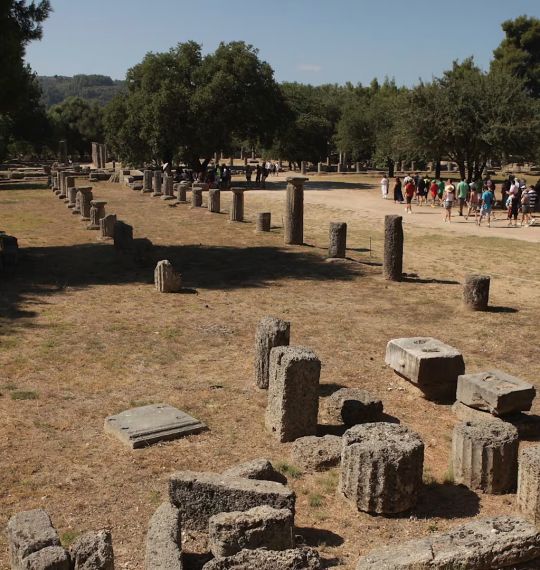 What did the ancient Olympic Games look like?