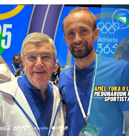Amel Tuka participated in the International Athletes' Forum