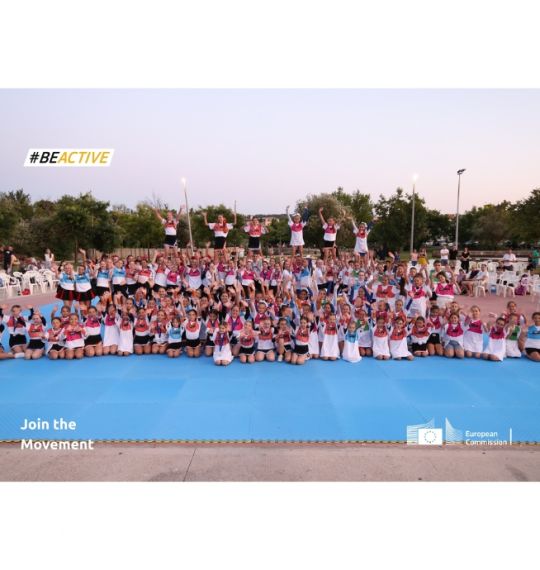 Veličanstvom pokreta i energije Cheerleading večeri obilježena Evropska sedmica sporta