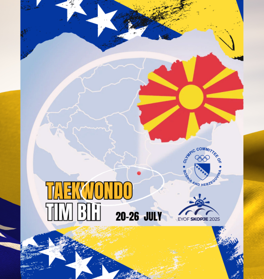 Taekwondo Team BIH - EYOF Skoplje 2025