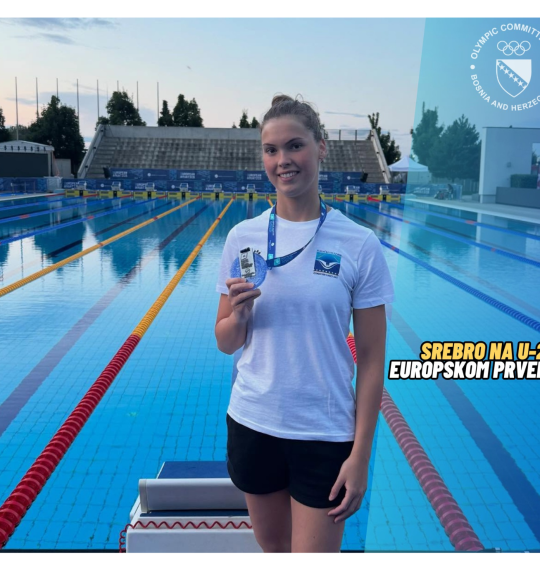 Lana Pudar won silver at the European Championship for U-23