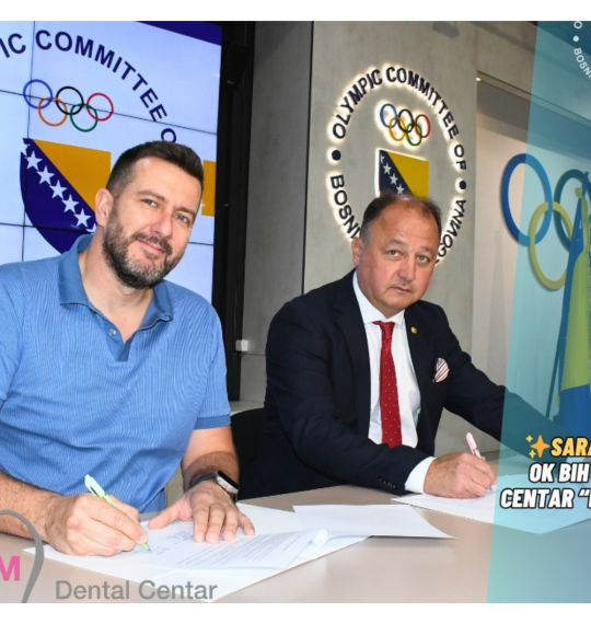 Cooperation between the NOC BIH and the Marković Dental Center