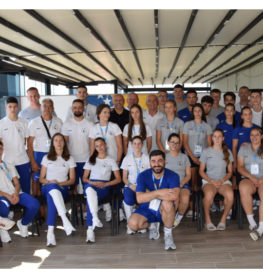 Ambassador of BIH to North Macedonia, visited the BiH team