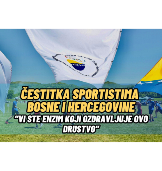 Čestitka sportistima Bosne i Hercegovine
