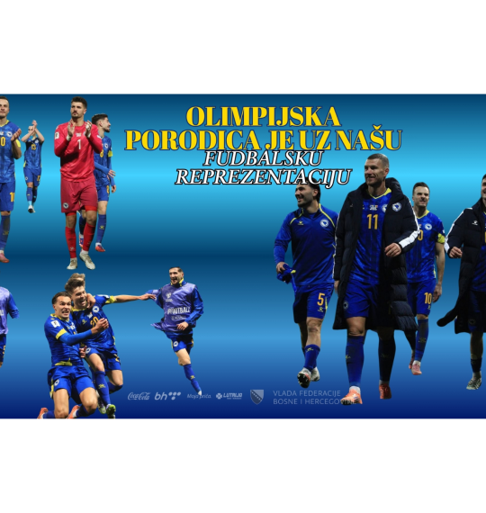 Olimpijska porodica je uz našu fudbalsku reprezentaciju