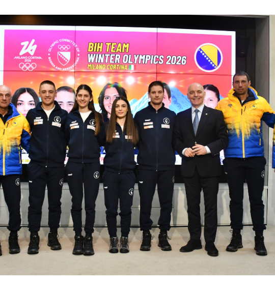 Saopćenje Olimpijskog komiteta BiH: Predstavljen bh. tim olimpijaca za ZOI Milano Cortina 2026