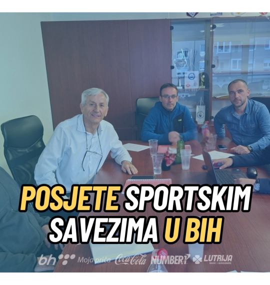 Posjete savezima i jačanje sporta u Bosni i Hercegovini